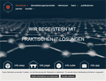 Tablet Screenshot of infokennel.ch